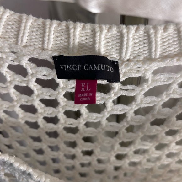 Vince Camuto chunky knit pullover top, NWT, size XL, off-white cream ivory color - Picture 4 of 4